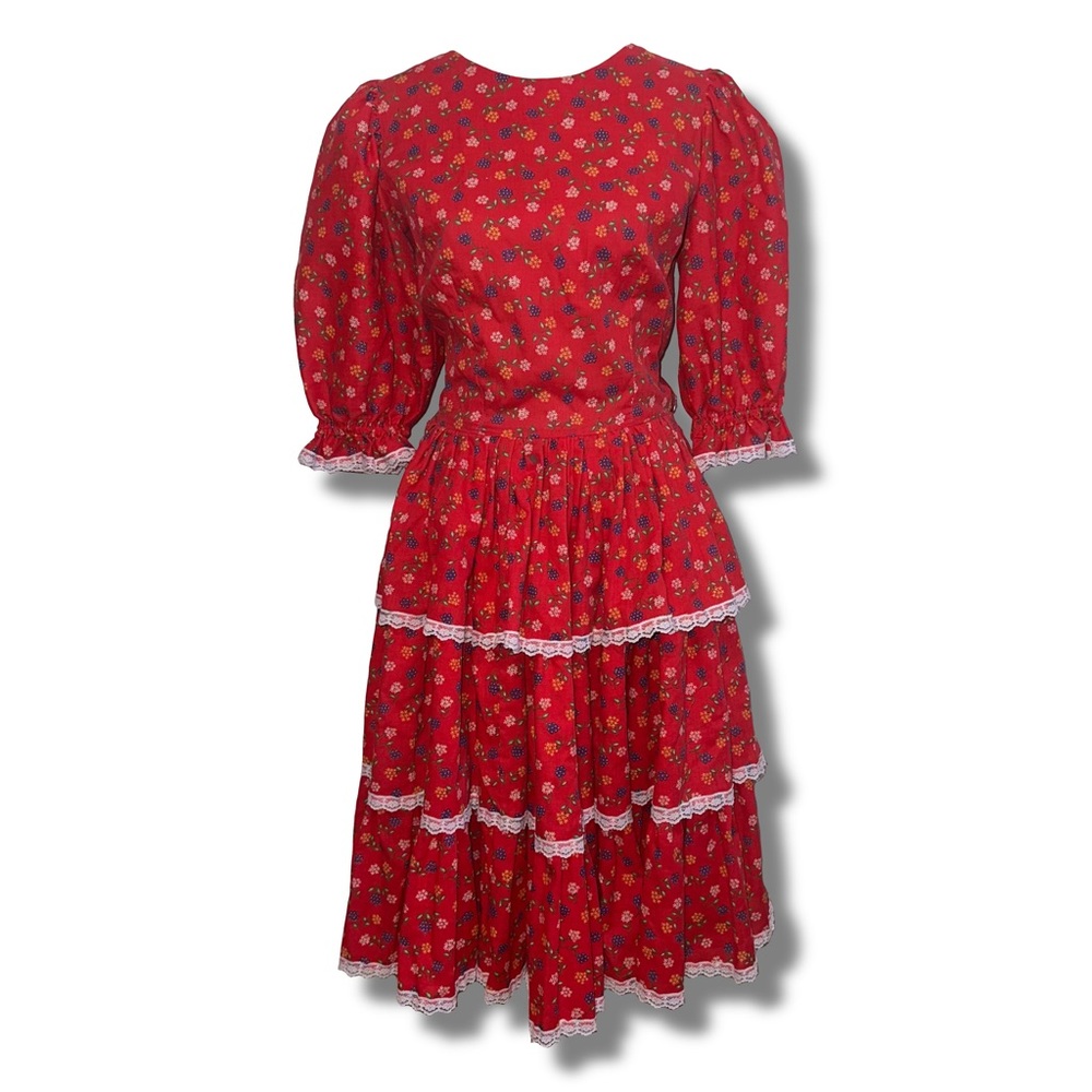Vtg Rockmount Ranch Wear Twirler Dress